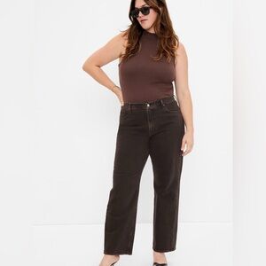 Gap Mid Rise 90s Loose Fit Women’s Jeans in color Brown Noir 10S